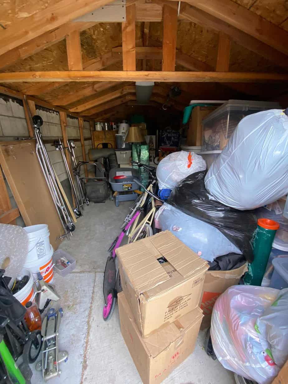 Attic Cleanouts Before